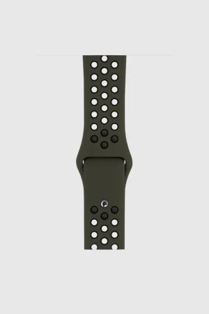 Alternative view of Army Green/Black Sport Band Active for Apple Watch