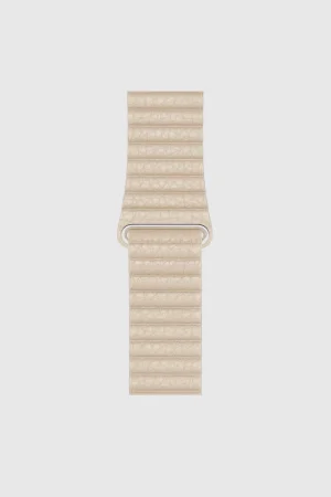 Alternative view of Beige Leather Loop for Apple Watch