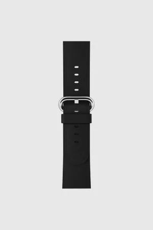 Alternative view of Black Classic Leather Buckle for Apple Watch
