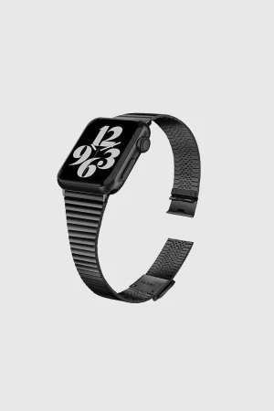 Black Havana Stainless Steel Band for Apple Watch