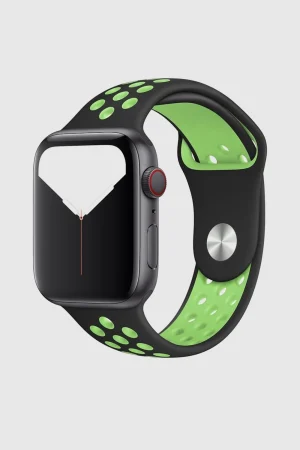 Black/Lime Blast Sport Band Active for Apple Watch
