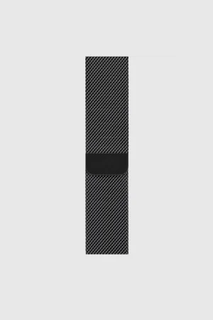 Alternative view of Black Milanese Loop for Apple Watch