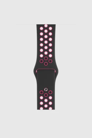 Alternative view of Black/Pink Blast Sport Band Active for Apple Watch