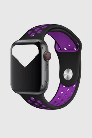 Black/Purple Sport Band Active for Apple Watch