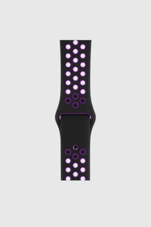 Alternative view of Black/Purple Sport Band Active for Apple Watch