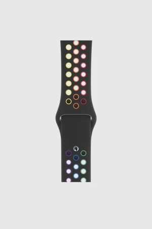 Alternative view of Black/Rainbow Pride Sport Band Active for Apple Watch