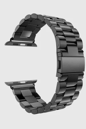 Alternative view of Black Stainless Steel Band for Apple Watch
