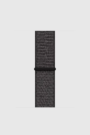 Alternative view of Black White Sport Loop For Apple Watch