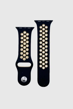 Black/Yellow Luminous Glow in the Dark Sport Band Active for Apple Watch