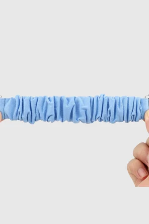 Alternative view of Blue Largoon Scrunchie Loop Band for Apple Watch