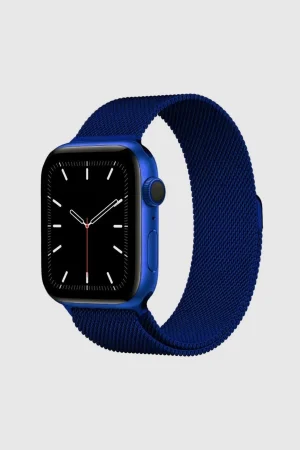 Blue Milanese Loop for Apple Watch