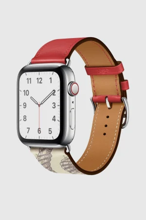Brique/Béton Single Tour Leather for Apple Watch