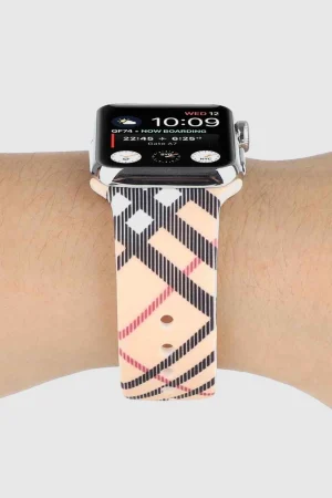 Alternative view of Burberry Inspired Printed Sport Band for Apple Watch