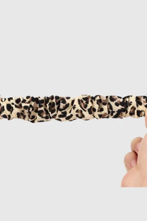 Alternative view of Cheetah Scrunchie Loop Band for Apple Watch