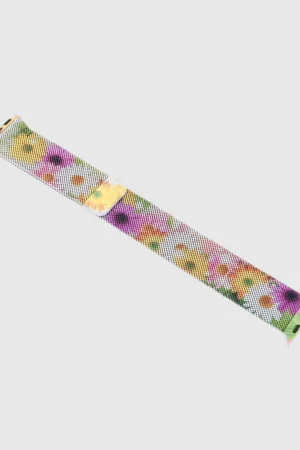 Alternative view of Chrysanthemum Milanese Loop for Apple Watch