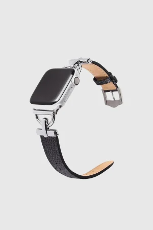Dakota Hybrid Steel Leather Band for Apple Watch