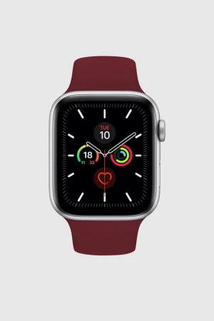Alternative view of Wine Red Sport Band for Apple Watch