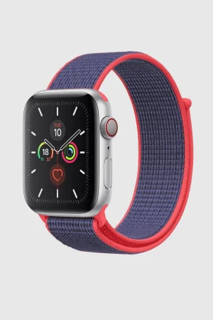 Electric Pink Sport Loop For Apple Watch