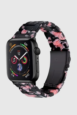Giselle Band for Apple Watch in Black Pink