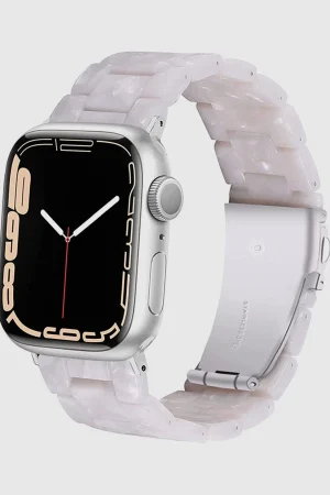 Giselle Band for Apple Watch in Pearl White