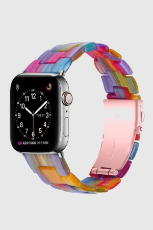 Giselle Band for Apple Watch in Rainbow