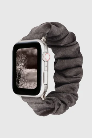Grey Cardigan Scrunchie Loop Band for Apple Watch