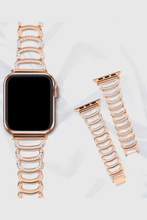 Halo Bracelet Band For Apple Watch in Rose Gold