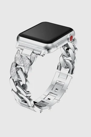 Jersey Bracelet Band For Apple Watch - Silver