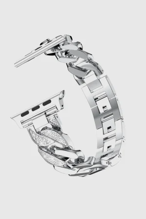 Alternative view of Jersey Bracelet Band For Apple Watch - Silver