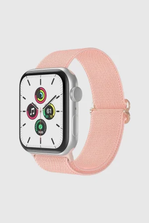 Light Pink Elastic Loop Band for Apple Watch