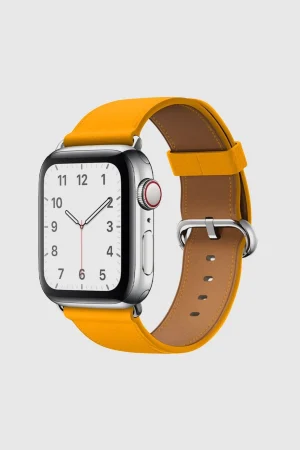 Marigold Classic Leather Buckle for Apple Watch