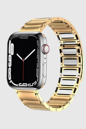 Maximus Magnetic Stainless Steel Band for Apple Watch in Gold