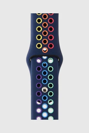 Alternative view of Midnight Blue/Rainbow Pride Sport Band Active for Apple Watch