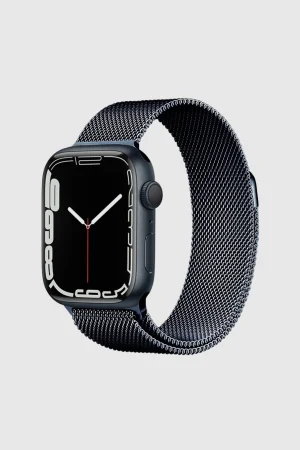 Midnight Milanese Loop For Apple Watch