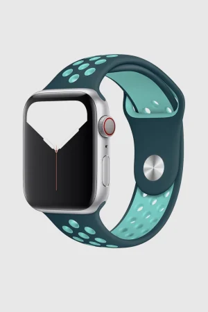Midnight Turquoise/Aurora Green Sport Band Active for Apple Watch