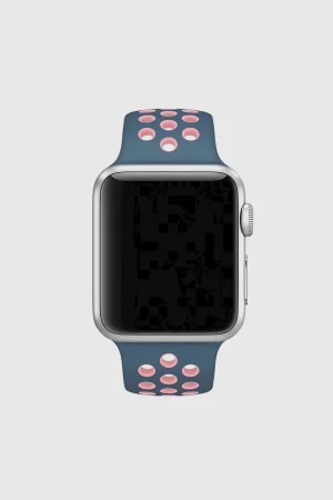 Alternative view of Ocean Blue/Light Pink Sport Band Active for Apple Watch