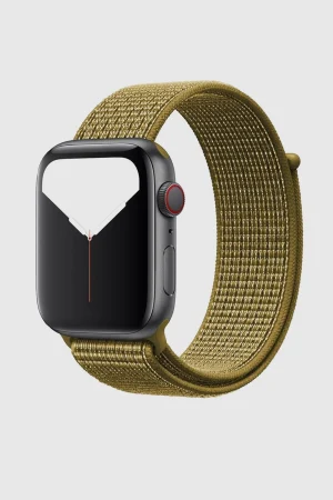 Olive Flak Sport Loop For Apple Watch