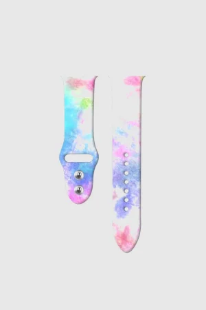 Pastel Rainbow Printed Sport Band for Apple Watch