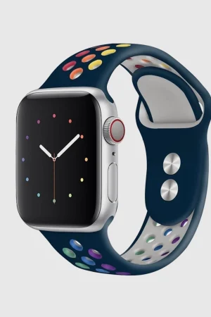 Pine Green/Rainbow Pride Sport Band Active for Apple Watch