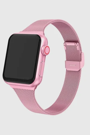 Pink Gold Geneva Slim Milanese Band for Apple Watch