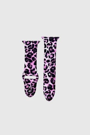 Pink Leopard Printed Sport Band for Apple Watch
