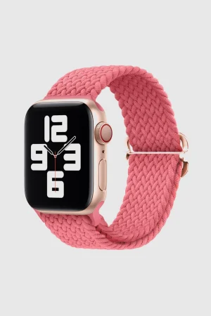 Pink Punch Braided Loop Band for Apple Watch
