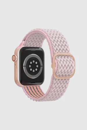 Pink Sand Stretchy Elastic Loop Band for Apple Watch