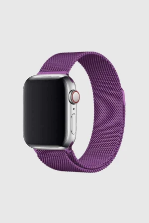 Purple Milanese Loop for Apple Watch