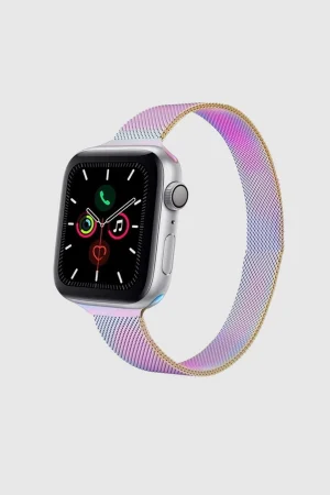 Rainbow Aurora Slim Milanese Band for Apple Watch