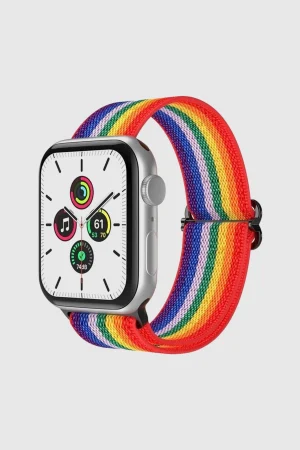 Rainbow Elastic Loop Band for Apple Watch