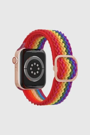 Rainbow Stretchy Elastic Loop Band for Apple Watch
