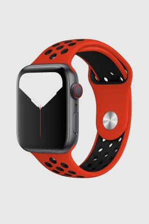 Red/Black Sport Band Active for Apple Watch