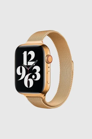 Rose Gold Aurora Slim Milanese Band for Apple Watch