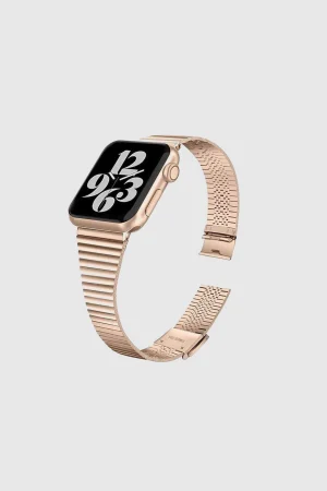 Rose Gold Havana Stainless Steel Band for Apple Watch